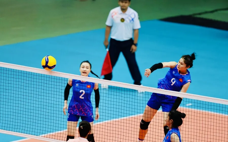 Chủ công Nguyễn Thị Uyên (9) đã kết thúc hợp đồng với đội bóng cũ Hưng Yên. Ảnh: DŨNG PHƯƠNG