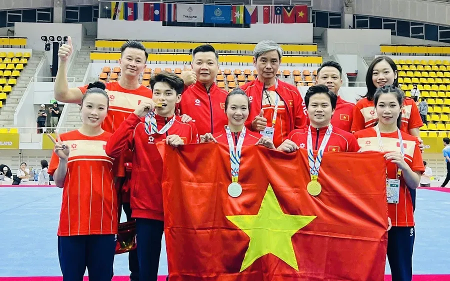Đội tuyển TDDC Việt Nam đã thi đấu đạt các tấm huy chương quan trọng tại SEA Games 33-2025. Ảnh: MINH SANG