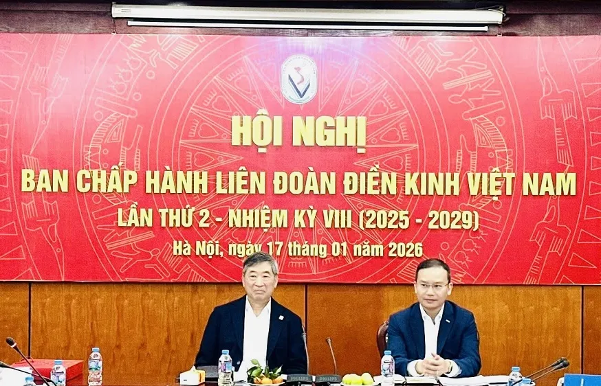Liên đoàn điền kinh Việt Nam là hội viên Ủy ban Olympic Việt Nam. Ảnh: MINH MINH