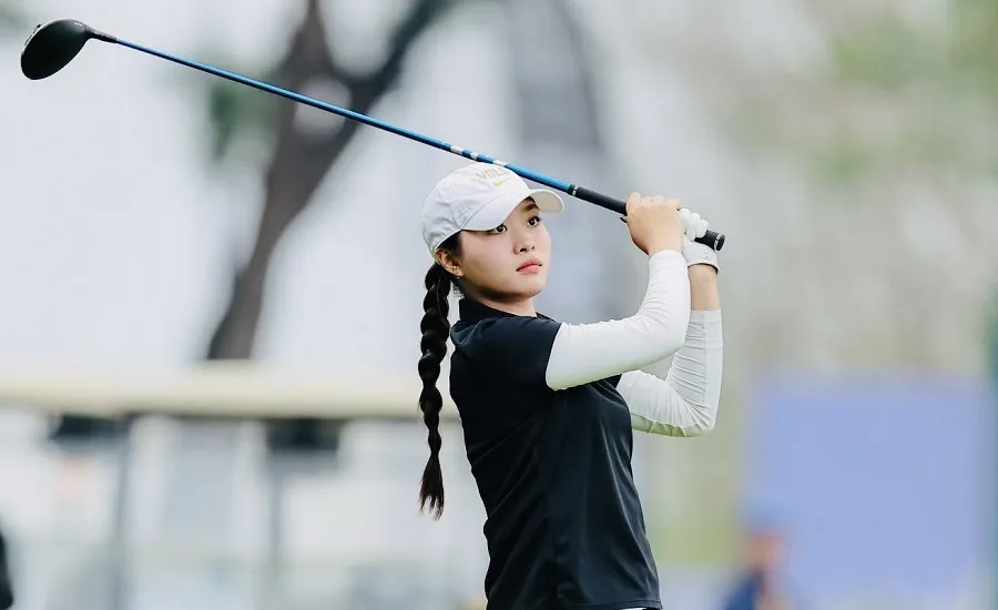 Lê Chúc An thi đấu thành công trong giải quốc tế đầu tiên năm 2026 của mình. Ảnh: AJGA TRANG AN