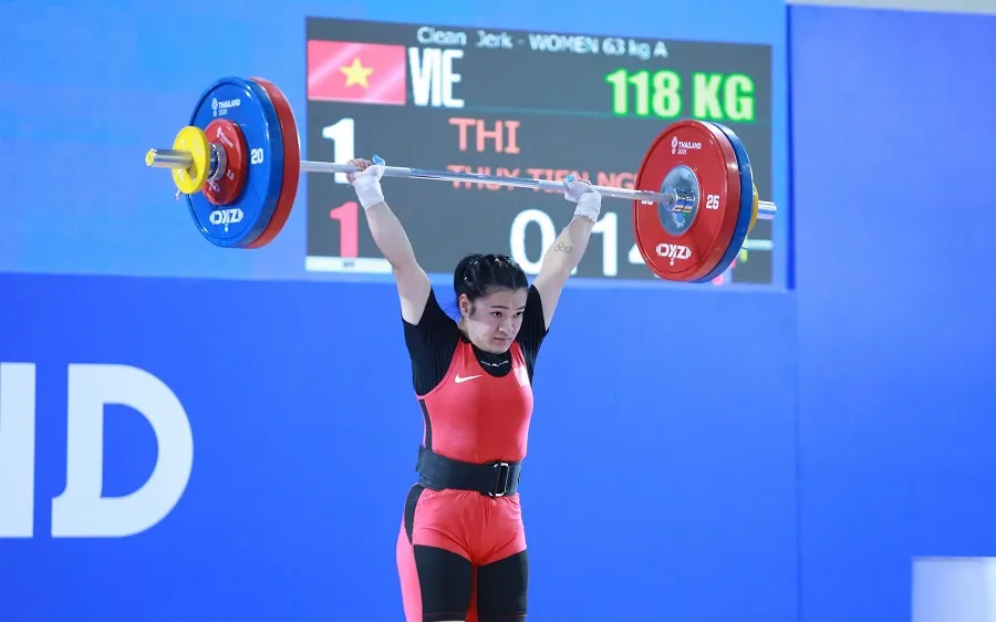 Đội tuyển cử tạ Việt Nam được làm mới ban huấn luyện trong năm 2026. Ảnh: DŨNG PHƯƠNG