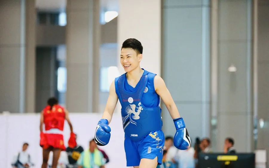 Võ sĩ Nguyễn Thị Thu Thủy tự tin trở lại tập luyện sau kỳ nghỉ Tết để hướng tới chuyên môn cho ASIAD 20. Ảnh: DŨNG PHƯƠNG