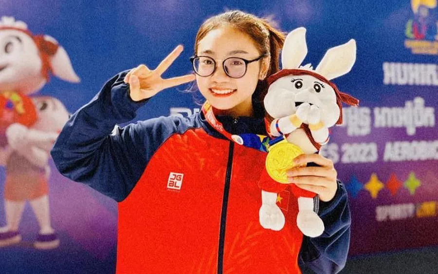 Tuyển thủ Trần Hà Vi đã kết thúc án cấm thi đấu vì doping vào cuối năm 2025. Ảnh: H.VI