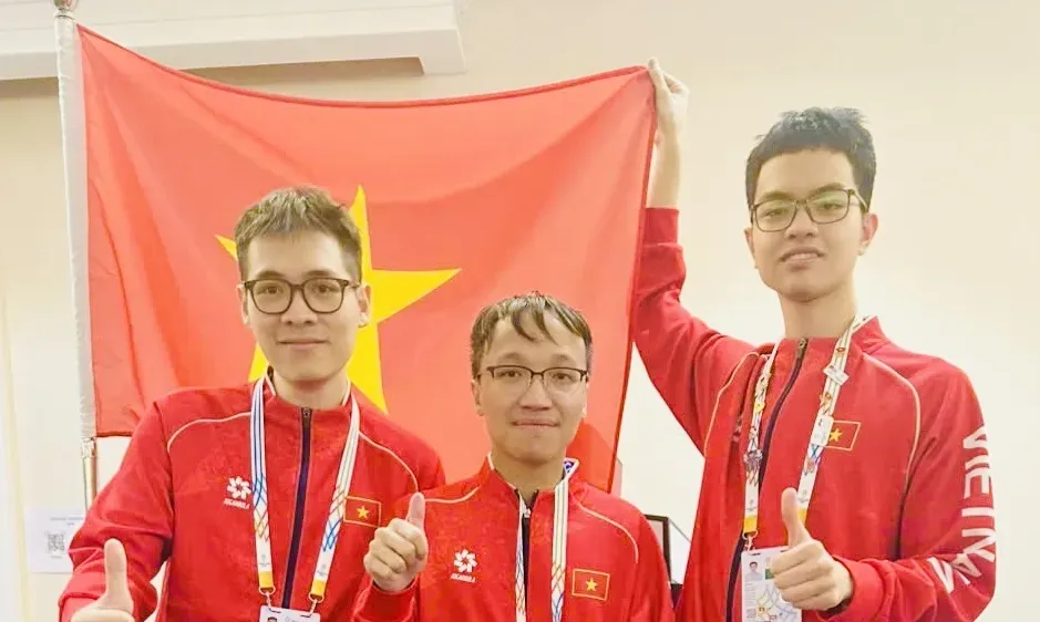 Lê Tuấn Minh, Nguyễn Ngọc Trường Sơn, Bành Gia Huy sẽ góp mặt tại giải vô địch quốc gia 2026. Ảnh: MINH MINH