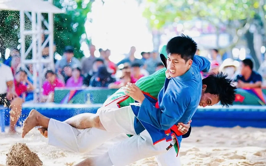 Võ sĩ kurash cả nước sẽ thi đấu giải vô địch bãi biển 2026. Ảnh: H.AN