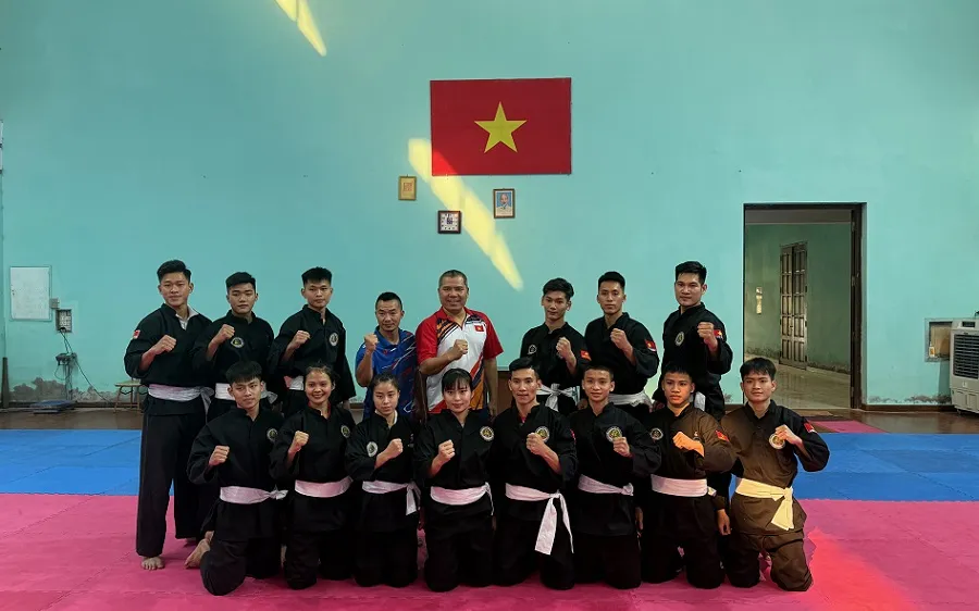 Đội tuyển pencak silat Việt Nam sẽ có cơ hội thi đấu vô địch châu Á 2026 trên sân nhà. Ảnh: MINH CHIẾN