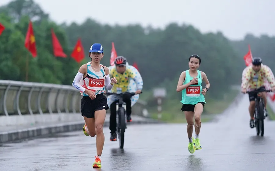 Cuộc cạnh tranh marathon - 42km nữ tại giải vô địch quốc gia năm nay được tính vào chương trình Đại hội thể thao toàn quốc lần thứ X-2026. Ảnh: TPM