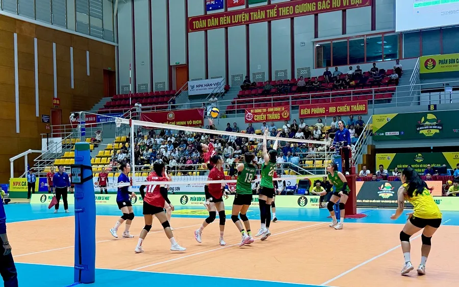 Đội VTV Bình Điền Long An đã giành chiến thắng đầu tiên ở mùa giải 2026. Ảnh: MINH CHIẾN