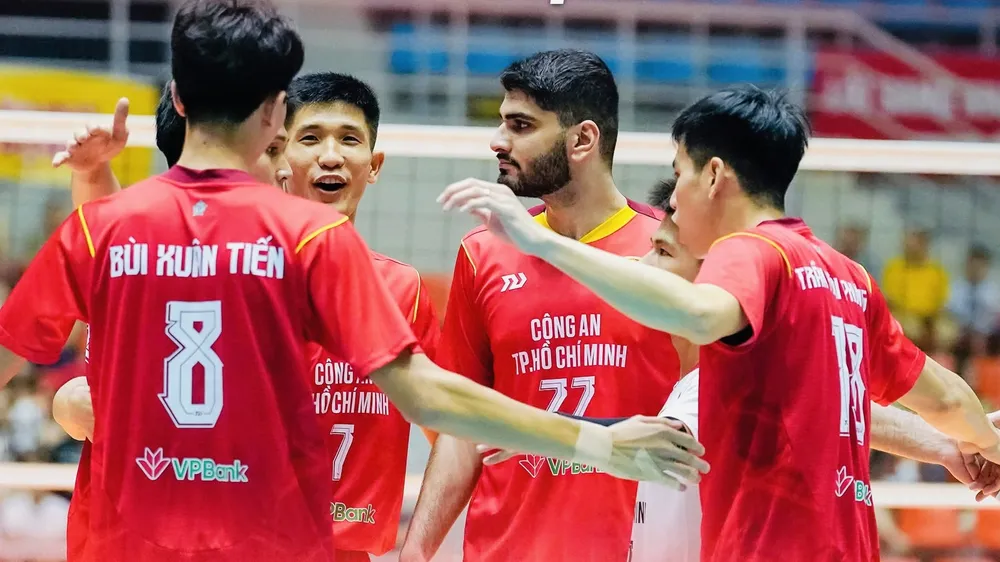 Đội Công an TPHCM tiếp tục giành chiến thắng. Ảnh: CA TPHCM