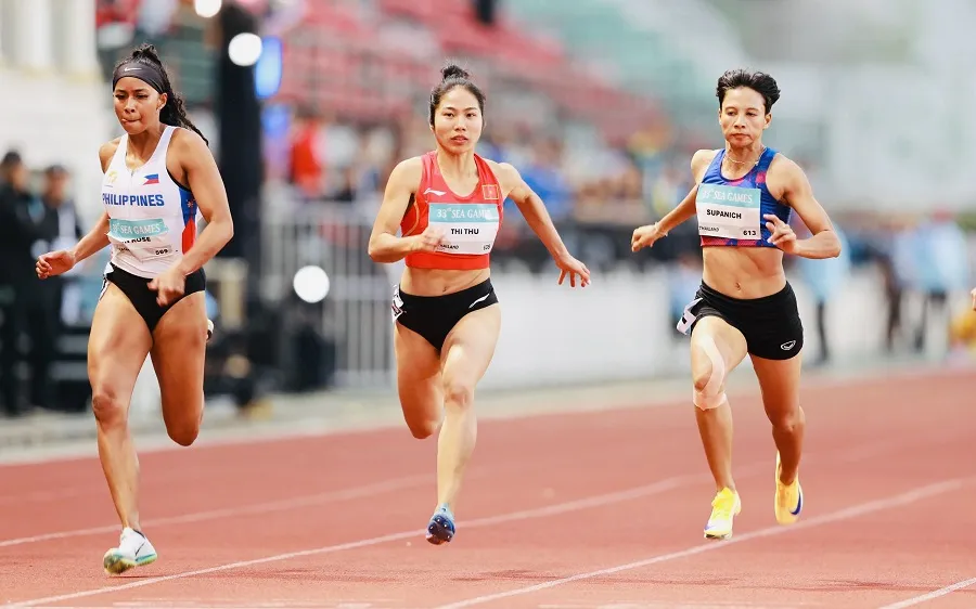 VĐV 100m điền kinh nữ Việt Nam sẽ tham dự giải Singapore mở rộng 2026. Ảnh: DŨNG PHƯƠNG