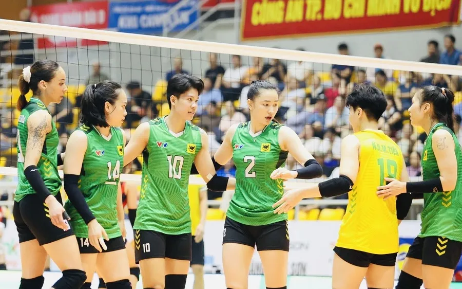 Đội VTV Bình Điền Long An sẽ thi đấu trước Hóa chất Đức Giang trong ngày 13-4. Ảnh: VTVBĐLA