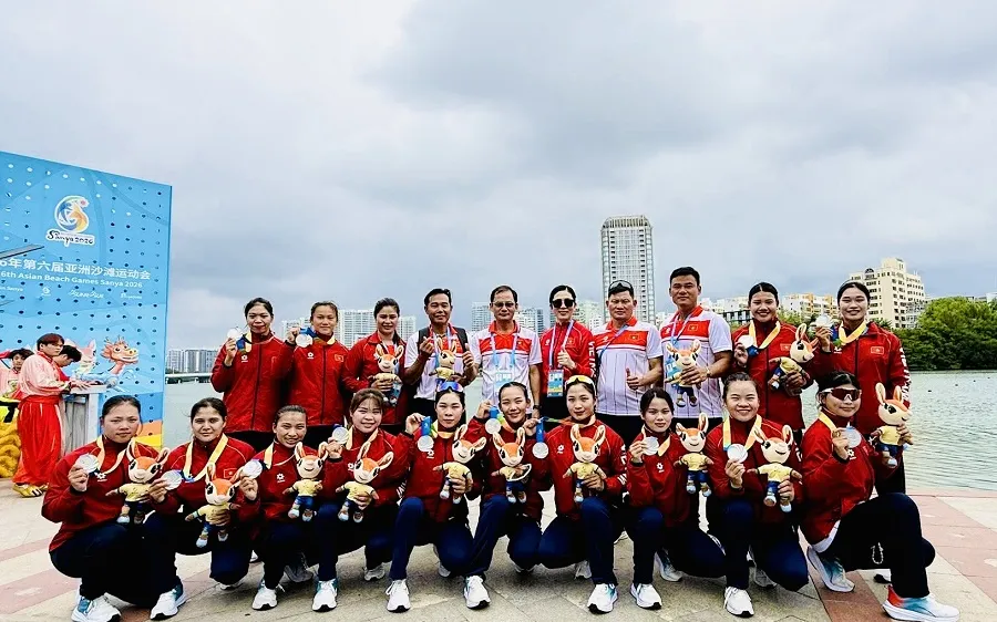 Thể thao Việt Nam có những thành tích tốt với môn đua thuyền truyền thống thời gian qua. Ảnh: HẠNH HẠNH