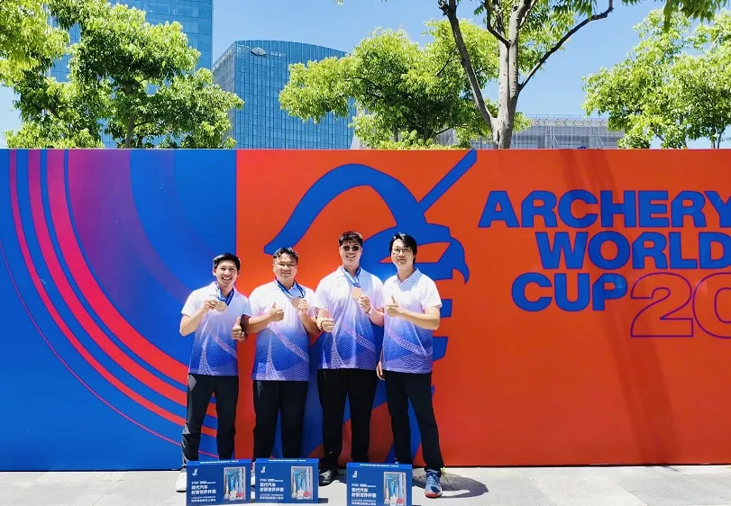 Đội bắn cung Việt Nam đã thi đấu tốt tại Cúp thế giới 2026 ở Thượng Hải (Trung Quốc). Ảnh: MINH MINH