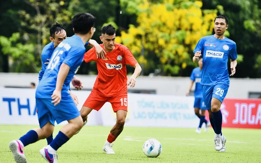 Giải bóng đá công nhân, viên chức Việt Nam 2026 chính thức khởi tranh. Ảnh: TTR