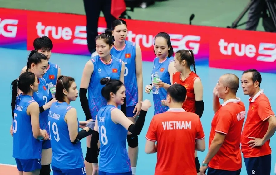 Đội tuyển bóng chuyền nữ Việt Nam chỉ tập luyện trong nước ở năm 2026. Ảnh: DŨNG PHƯƠNG