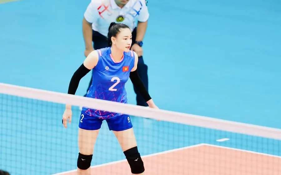 Tuyển thủ Đặng Thị Kim Thanh sẽ trở lại đội tuyển bóng chuyền nữ Việt Nam sau khi kết thúc thi đấu ở Điện Biên. Ảnh: DŨNG PHƯƠNG