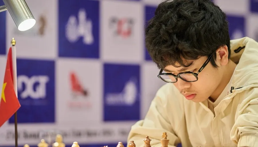 Đầu Khương Duy đã có kết quả khích lệ tại giải châu Á 2026. Ảnh: BANGKOKCHESS