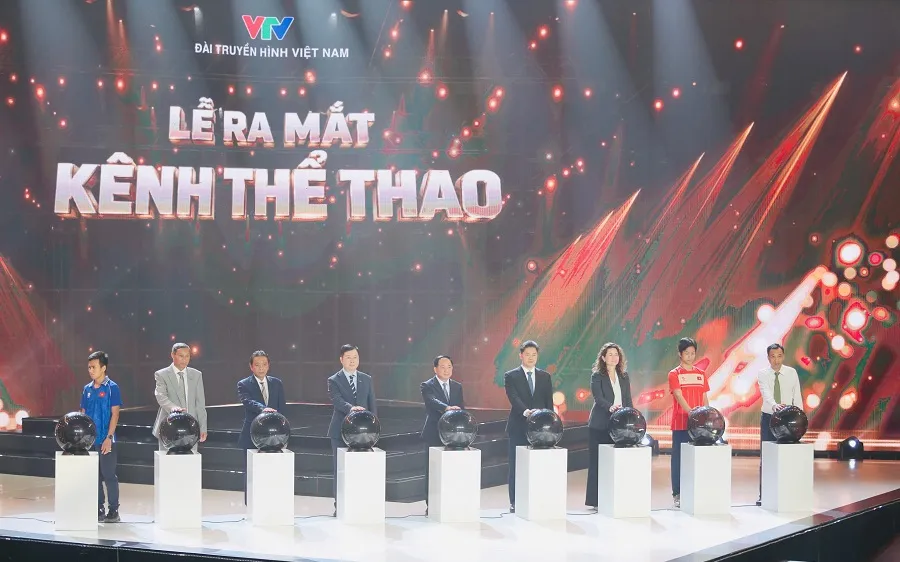 Kênh thể thao của Đài truyền hình Việt Nam chính thức được ra mắt. Ảnh: LÊ NGỌC