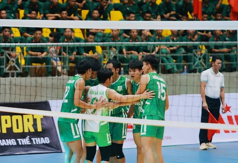 Đội bóng chuyền nam Đồng Nai đã giành quyền vào vòng chung kết giải hạng A toàn quốc 2026. Ảnh: BÓNG CHUYỀN ĐỒNG NAI