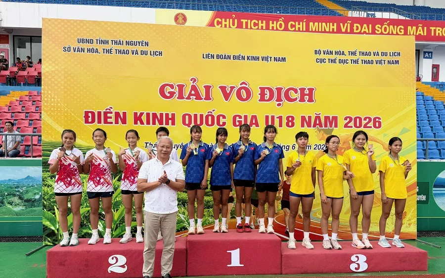 Các gương mặt trẻ của điền kinh Việt Nam đã được thể hiện chuyên môn tại Thái Nguyên vừa qua. Ảnh: MINH CHIẾN