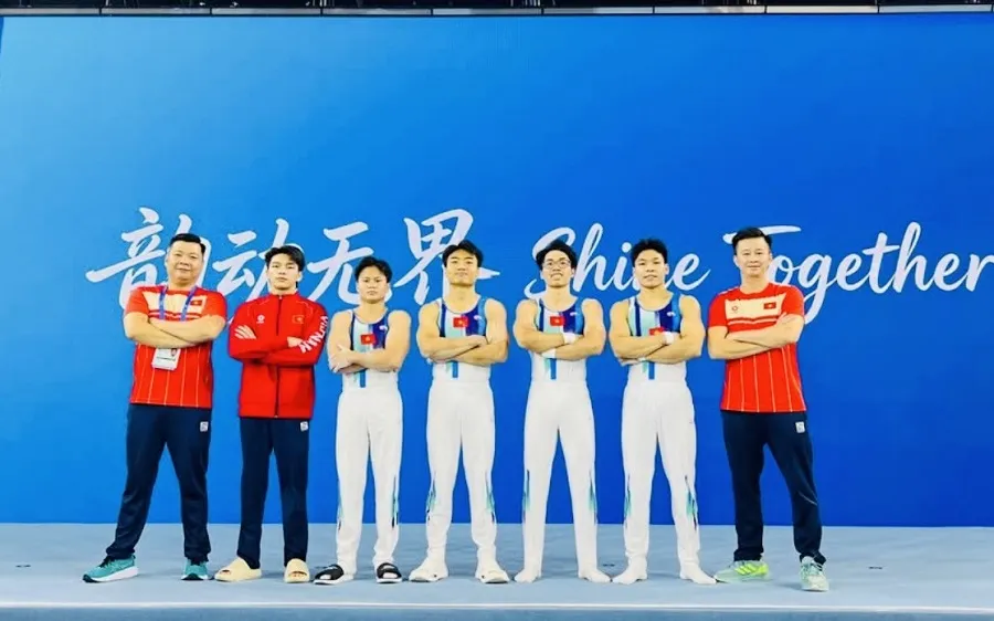 Đội TDDC nam Việt Nam đã có 5 suất góp mặt ASIAD 20. Ảnh: MINH SANG