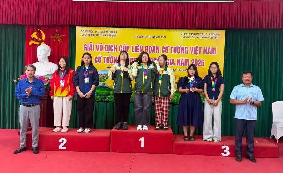Kỳ thủ TPHCM giữ kết quả cao tại giải vô địch đồng đội quốc gia 2026. Ảnh: VXF