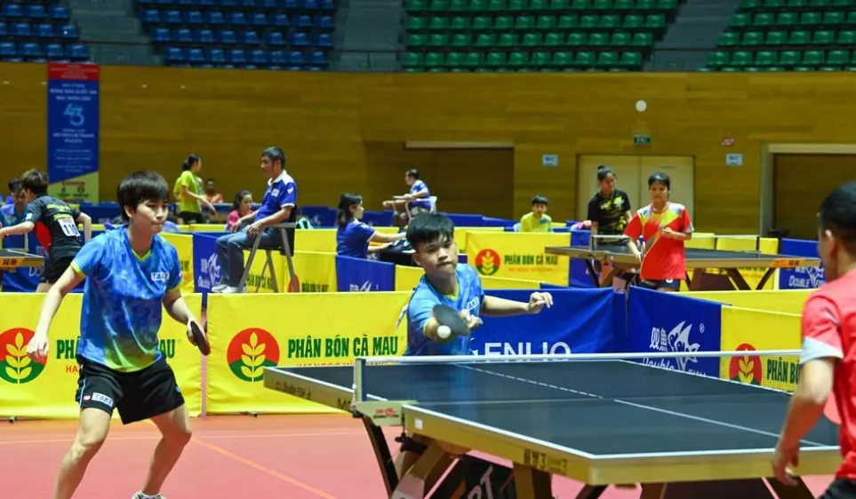Các tay vợt hàng đầu quốc gia sẽ tiếp tục góp mặt tranh tài môn bóng bàn Đại hội thể thao toàn quốc lần thứ X-2026. Ảnh: DUY LINH