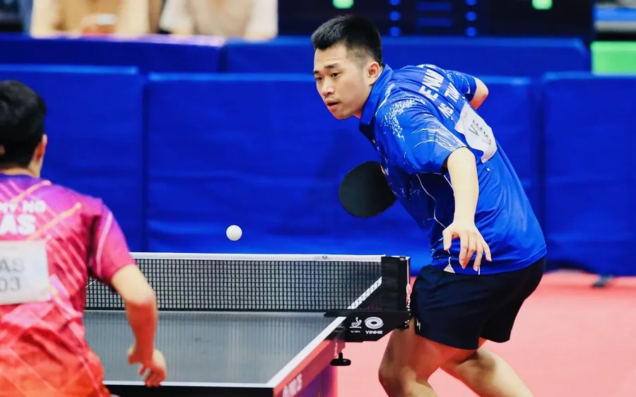 Tay vợt Nguyễn Đức Tuân sẽ không dự Đại hội thể thao toàn quốc lần thứ X-2026. Ảnh: DŨNG PHƯƠNG