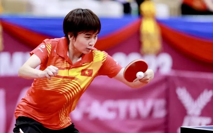 Tay vợt Nguyễn Khoa Diệu Khánh của bóng bàn TPHCM dự kiến là hạt giống tại Đại hội thể thao toàn quốc lần thứ X-2026. Ảnh: DŨNG PHƯƠNG