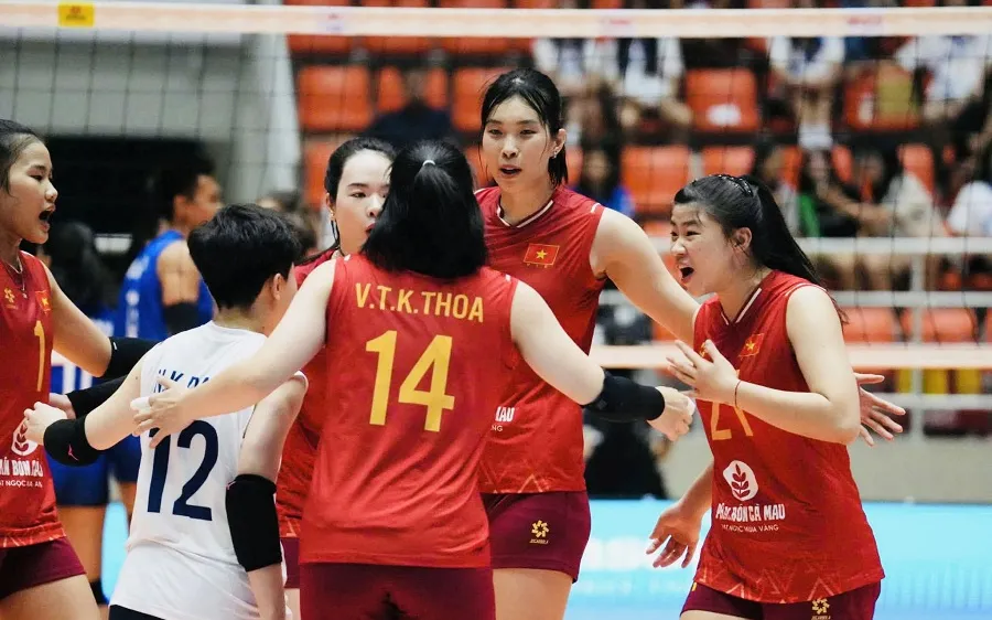 Đội tuyển bóng chuyền nữ Việt Nam sẽ tập huấn trong nước mà không ra nước ngoài. Ảnh: VFV