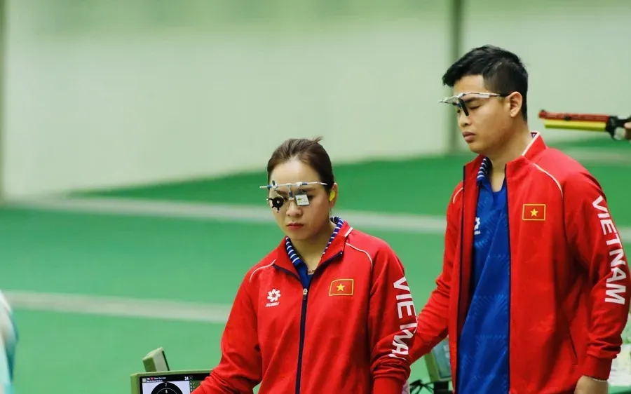 Trịnh Thu Vinh và Phạm Quang Huy được sang Hàn Quốc tập huấn từ ngày 11-8. Ảnh: DŨNG PHƯƠNG