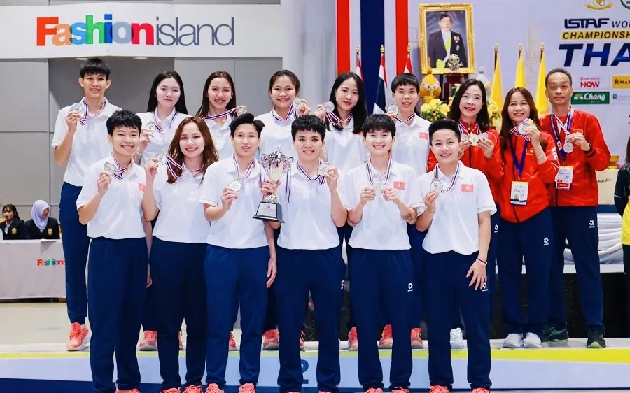 Đội cầu mây nữ Việt Nam đã nỗ lực thi đấu tại giải vô địch thế giới 2026. Ảnh: VSTAF