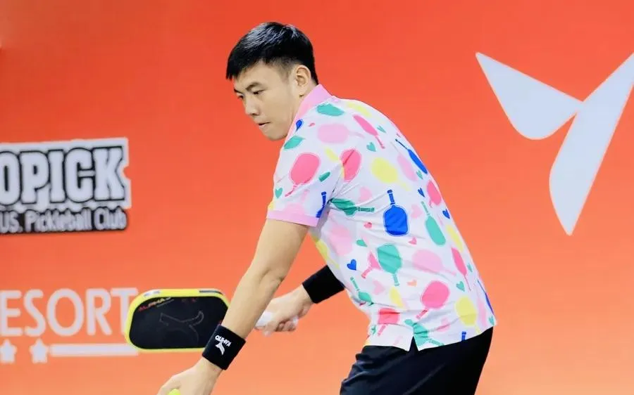 Lý Hoàng Nam là tuyển thủ đội pickleball Việt Nam thi đấu Cúp thế giới 2026. Ảnh: NGUYỄN ĐẠT
