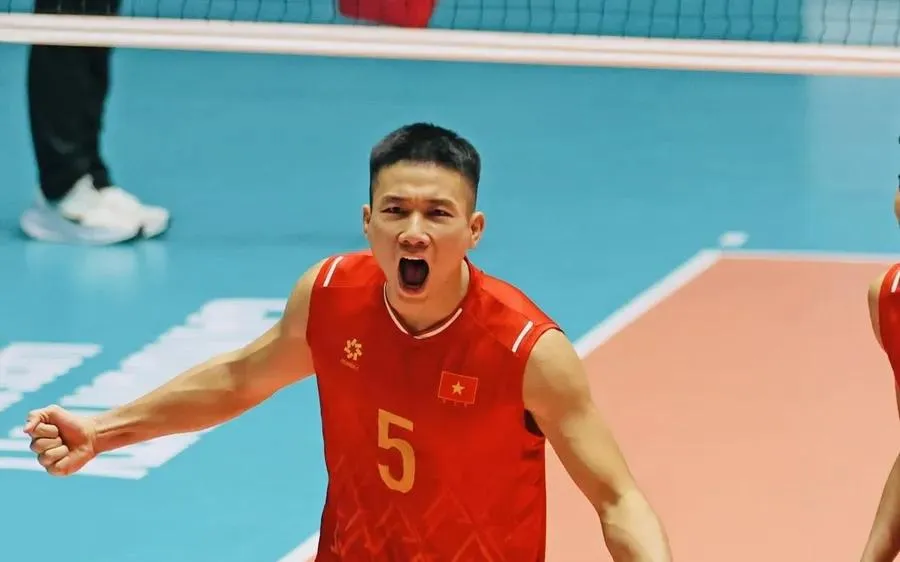 Tay đập Nguyễn Văn Quốc Duy sẽ thi đấu cùng đội Công an TPHCM tại giải bóng chuyền Quân đội các nước ASEAN 2026. Ảnh: SAVA