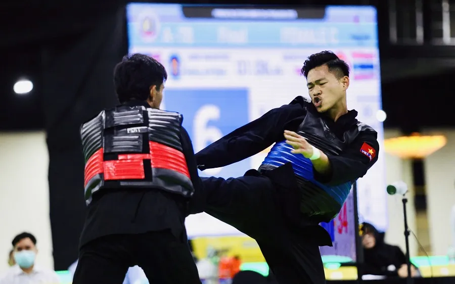 Võ sĩ pencak silat Việt Nam tiếp tục có cơ hội thi đấu Giải vô địch Đông Nam Á 2026 trên sân nhà. Ảnh: DŨNG PHƯƠNG