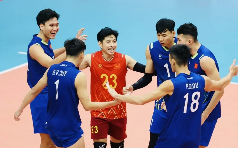 Đội tuyển bóng chuyền nam Việt Nam lựa chọn những gương mặt tốt nhất đăng ký dự ASIAD 20. Ảnh: DŨNG PHƯƠNG