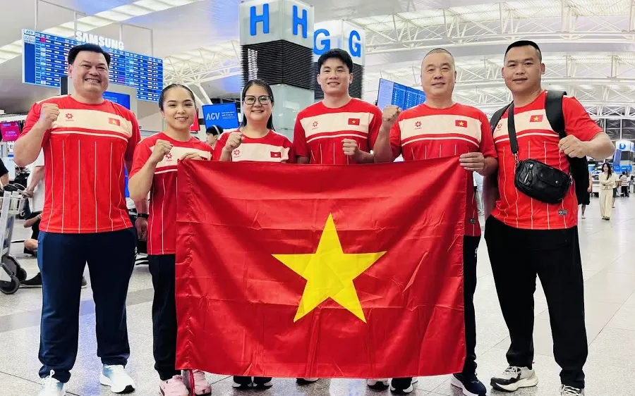 2 võ sĩ MMA của Việt Nam có mặt tại Nhật Bản tranh tài ASIAD 20. Ảnh: NGỌC HÒA