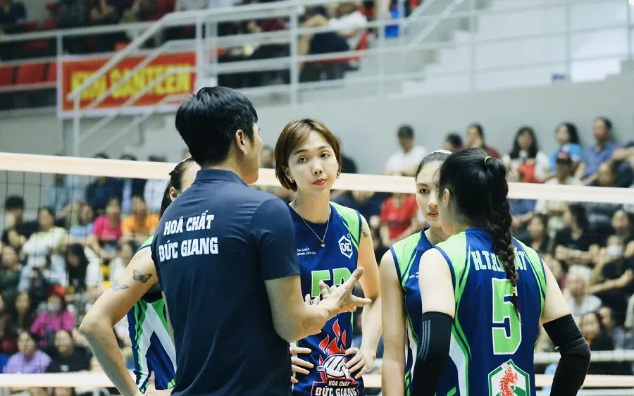 Đội nữ Hóa chất Đức Giang thuê ngoại binh quan trọng chuẩn bị cho vòng 2 Giải vô địch quốc gia các câu lạc bộ 2026. Ảnh: DŨNG PHƯƠNG
