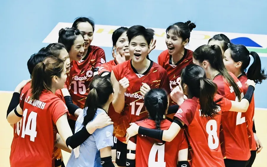 Đội Ngân hàng Công Thương tập trung cho mục tiêu trụ hạng tại mùa giải năm nay. Ảnh: DŨNG PHƯƠNG