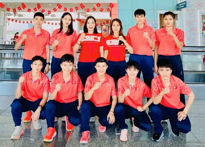 Đội cầu mây nữ Việt Nam tham dự ASIAD 20. Ảnh: THÁI XUÂN