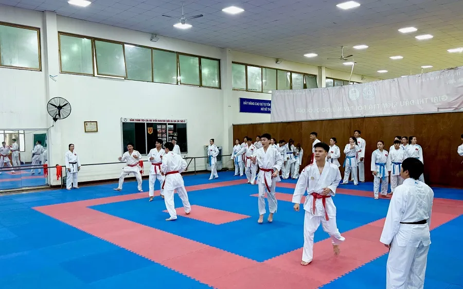 VĐV tập luyện tại Trung tâm đào tạo vận động viên cấp cao Quốc gia hướng tới các kết quả cao nhất cho Thể thao Việt Nam. Ảnh: MINH CHIẾN