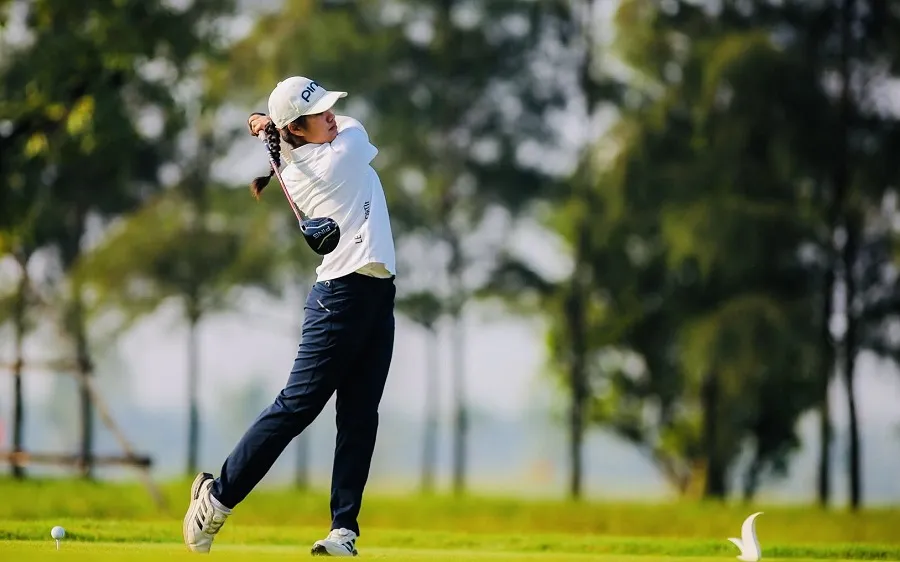 Nguyễn Viết Gia Hân đã vô địch chặng 3 tại giải năm nay. Ảnh: VGA JUNIOR TOUR 2026