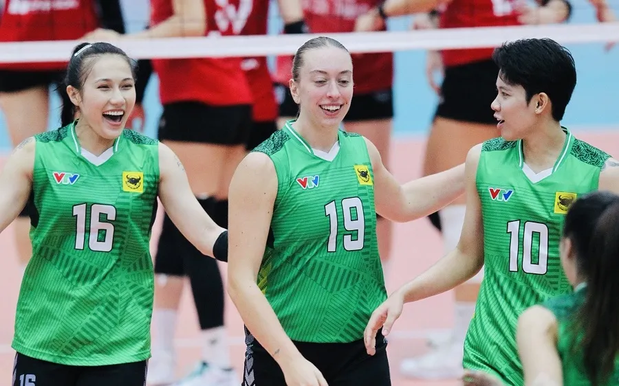 Đội đương kim vô địch quốc gia VTV Bình Điền Long An sẽ thi đấu bán kết trước Binh chủng Thông tin ngày 24-10. Ảnh: DŨNG PHƯƠNG