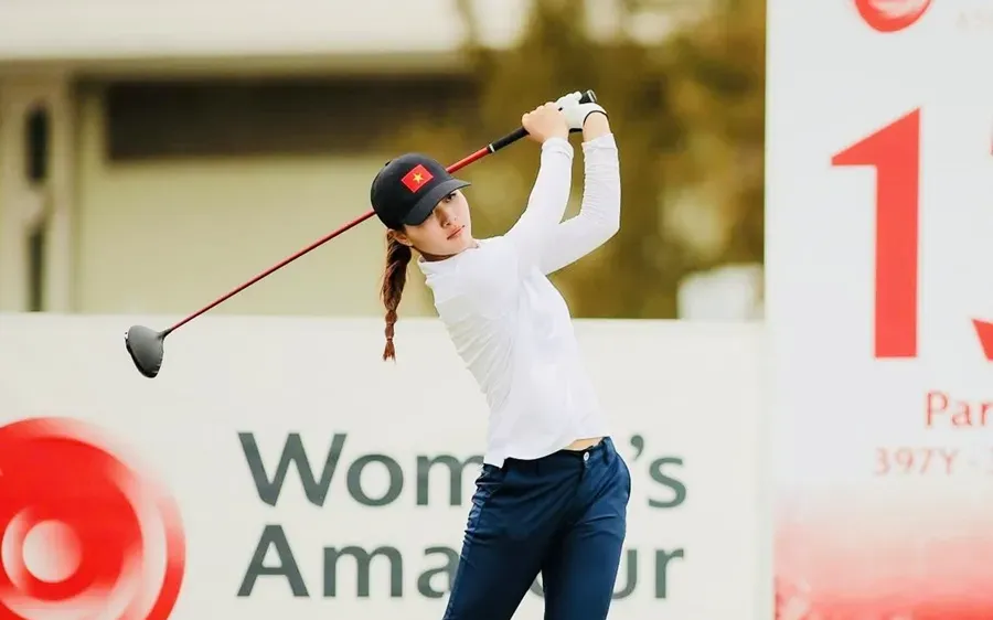 Golfer Lê Chúc An được đăng ký tham dự Đại hội thể thao toàn quốc lần thứ X-2026. Ảnh: VGA