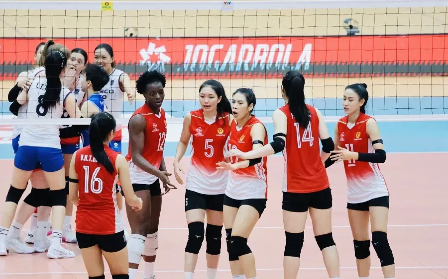 Cầu thủ nữ tham dự môn bóng chuyền (trong nhà) tại Đại hội thể thao toàn quốc lần thứ X-2026 sẽ phải kiểm tra giới tính nếu có yêu cầu. Ảnh: DŨNG PHƯƠNG