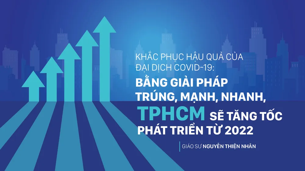 Khắc phục hậu quả của đại dịch Covid-19: Bằng giải pháp trúng, mạnh, nhanh, TPHCM sẽ tăng tốc phát triển từ 2022