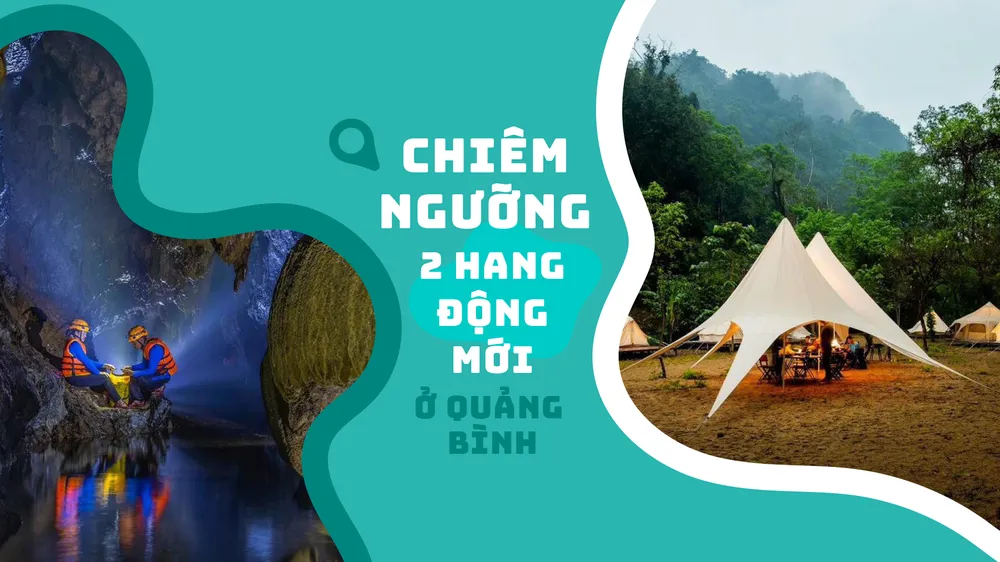Chiêm ngưỡng 2 hang động mới ở Quảng Bình
