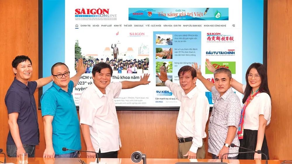 Báo Sài Gòn Giải Phóng Điện tử ra mắt giao diện mới