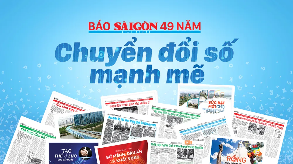 Báo Sài Gòn Giải Phóng 49 năm - Chuyển đổi số mạnh mẽ