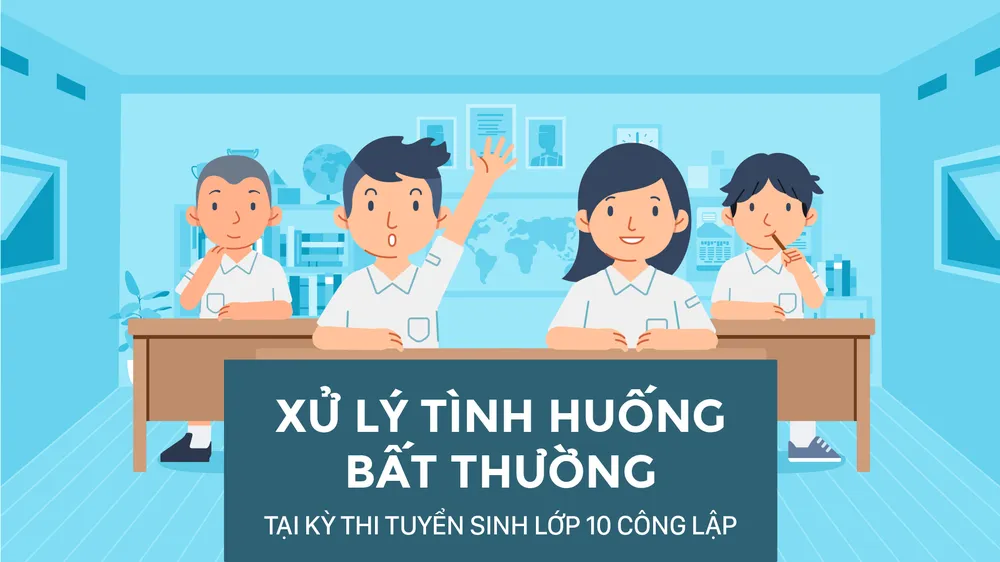Xử lý tình huống bất thường tại kỳ thi tuyển sinh lớp 10 công lập